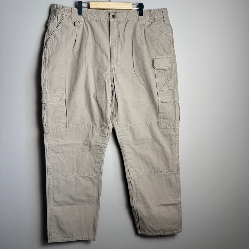 5.11 Tactical Men's Canvas Utility Cargo Pant Beige/Tan 42x32 Military Workwear